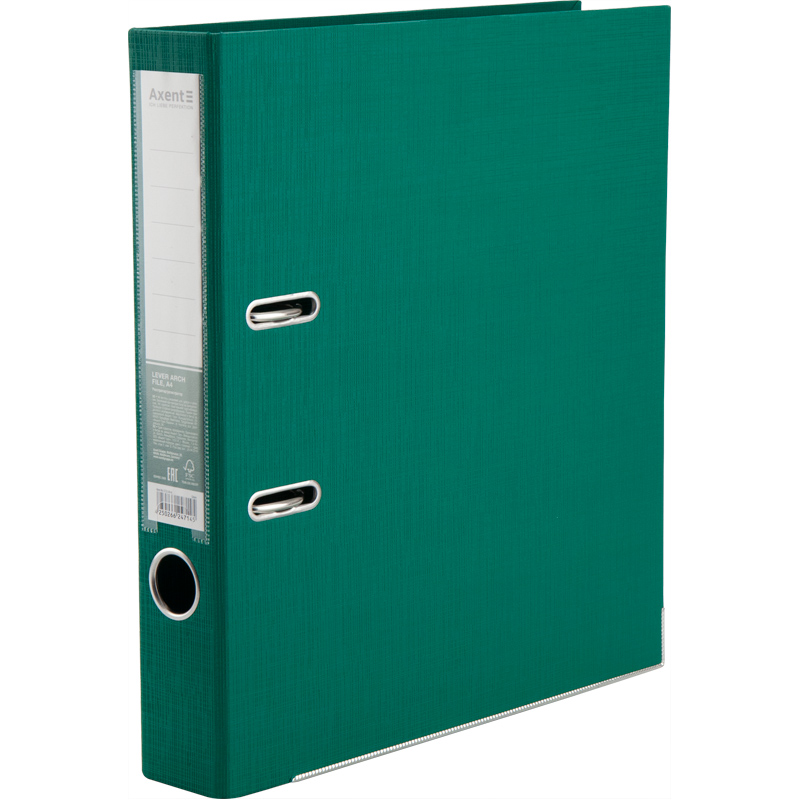 Папка-реєстратор Axent Prestige+ 1721-04C-A, двостороння, A4, 50 мм, зібрана, зелена